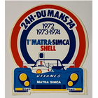 Sticker of the Day No.3: Matra-Simca Shell 24h-Du Mans 1974