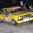 Ford Escort on a Night Stage