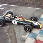 Jim Clark Aboard the Lotus 43