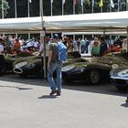 Photo of people looking at cars at Goodwood