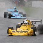 The Fomrula 2 March of Richard Evans at a wet Oulton Park,