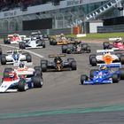 the 2014 Masters FIA Historic F1 field at the Nurburgring