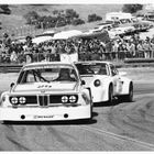 Sam Posey (25) leads Peter Gregg (59) at the 1975 Monterey Triple Crown