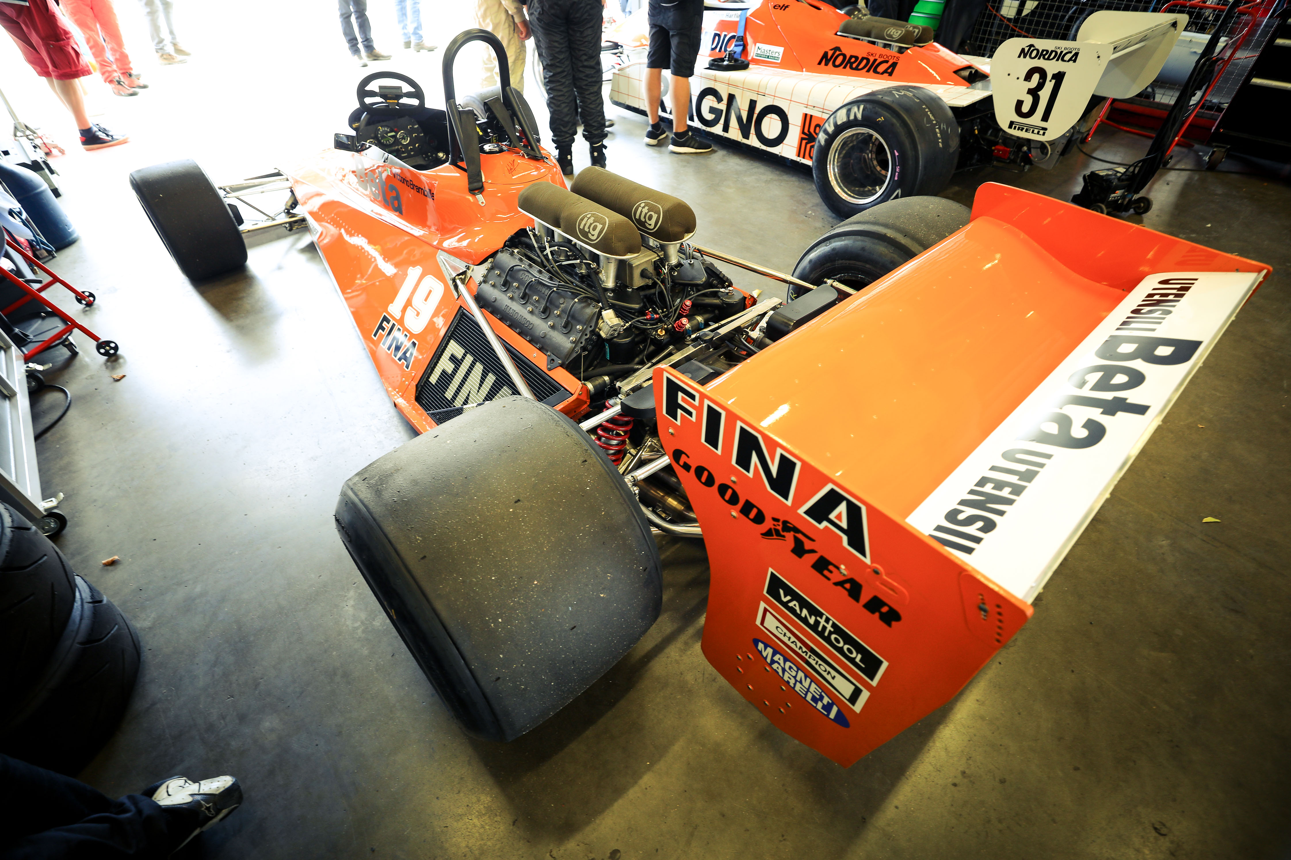 FIA Masters Historic Formula One field had two race of the Oldtimer Grand Prix 