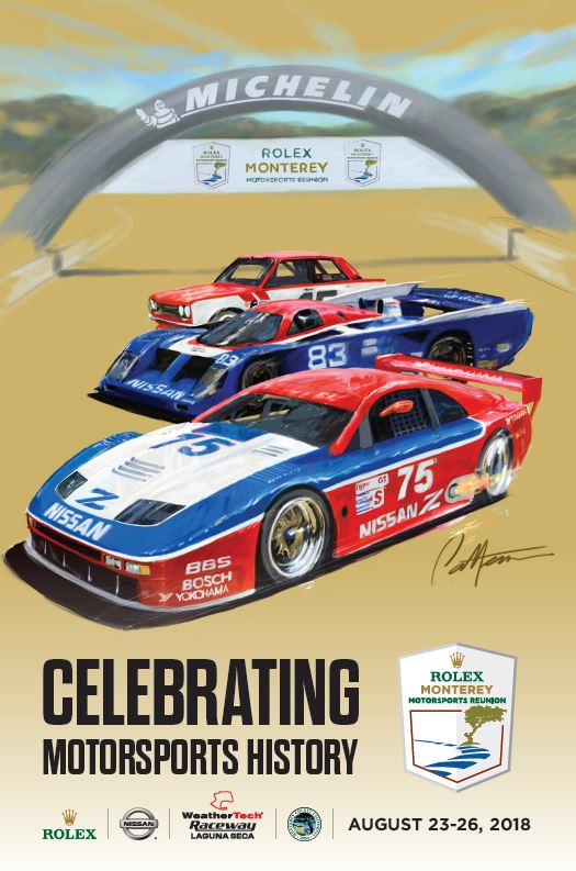 2018 Monterery Motorsport Reunion Poster