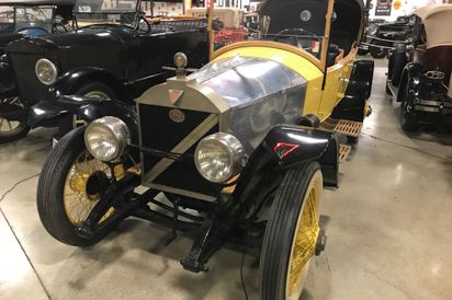 1914 Marmon Wasp.  This is the road version of the 1911 Indy 500 winner.  It was one of 14 made of which only two are still in existence.