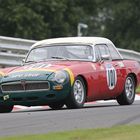 The MGB of Peter Bowyer at the Oulton Park Gold Cup.