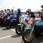 Riders Line up for Silverstone Classic Bike Legends