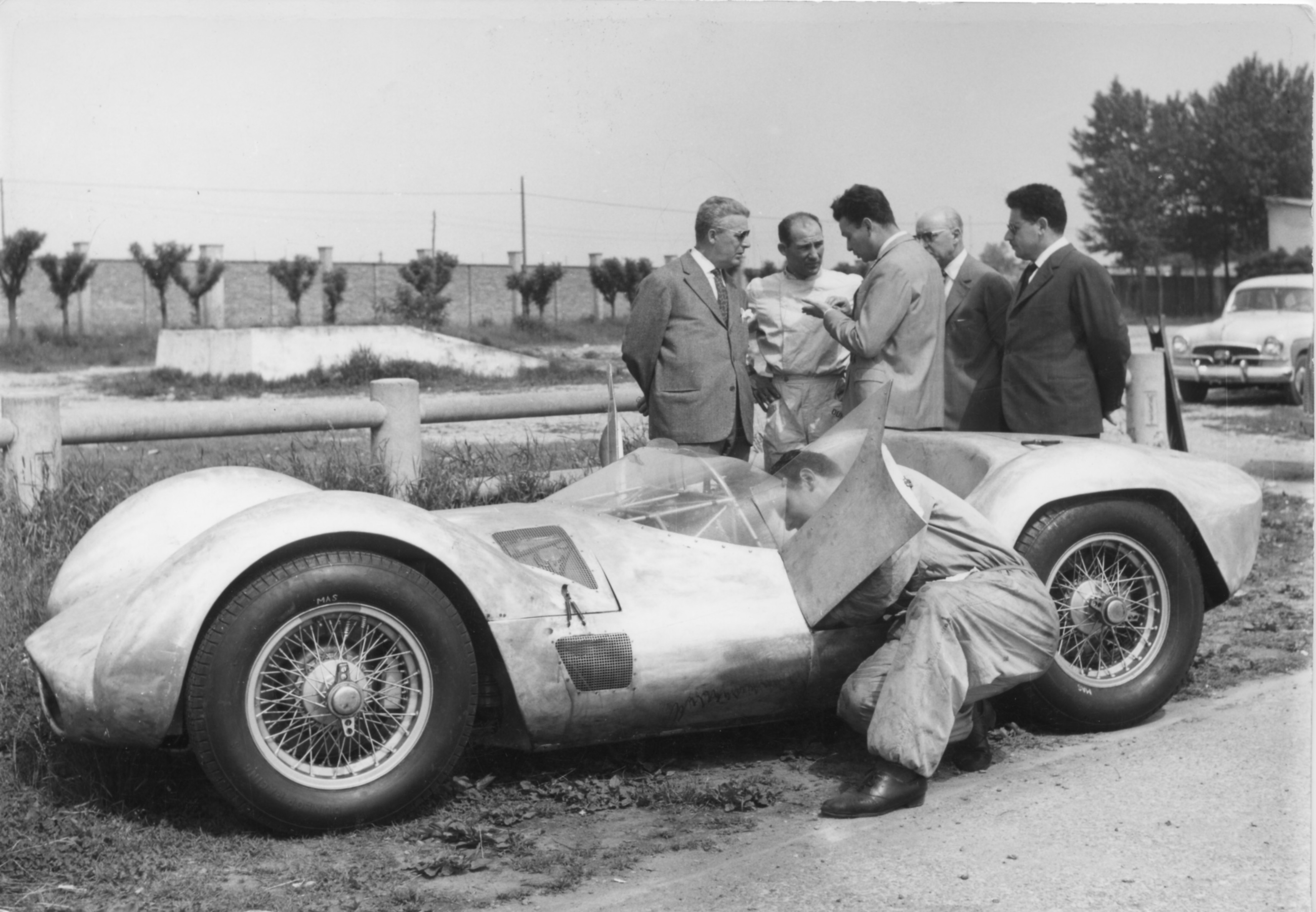 Moss testing the Type 60 at Modena