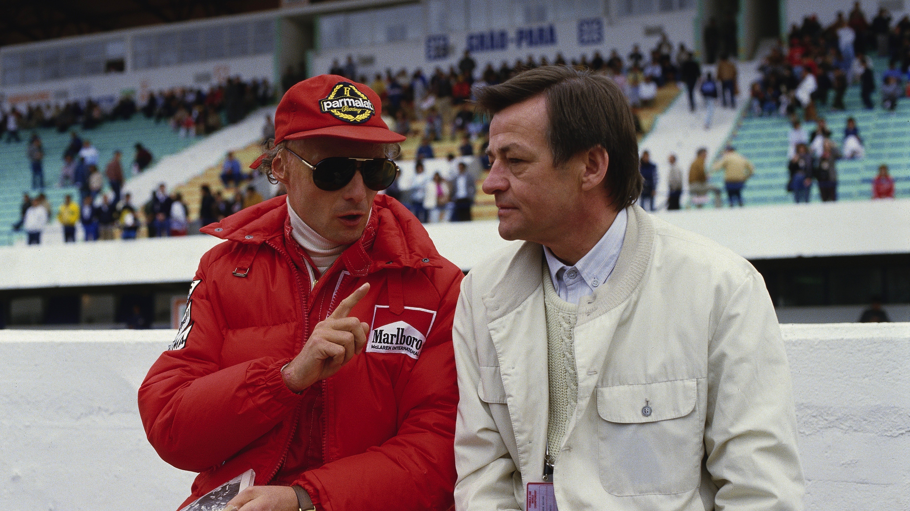 Hans Mezger and Niki Lauda